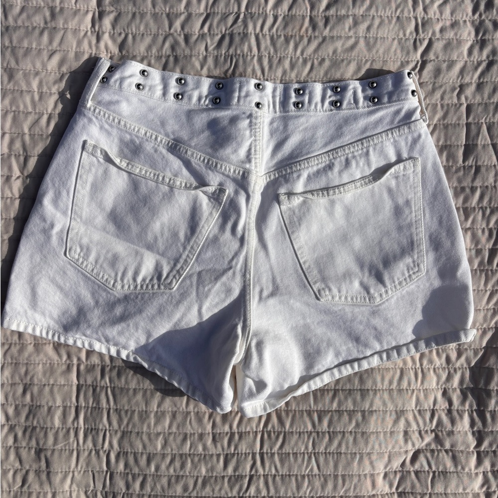 Universal Thread White Stud-Embellished Baggy Sho… - image 5